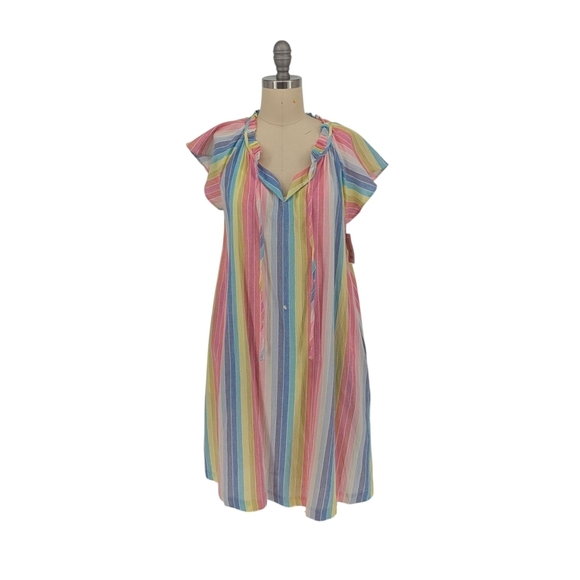 Draper James Dresses & Skirts - 00121 Draper James Striped Shift Dress Multicolor Size XS coastal preppy